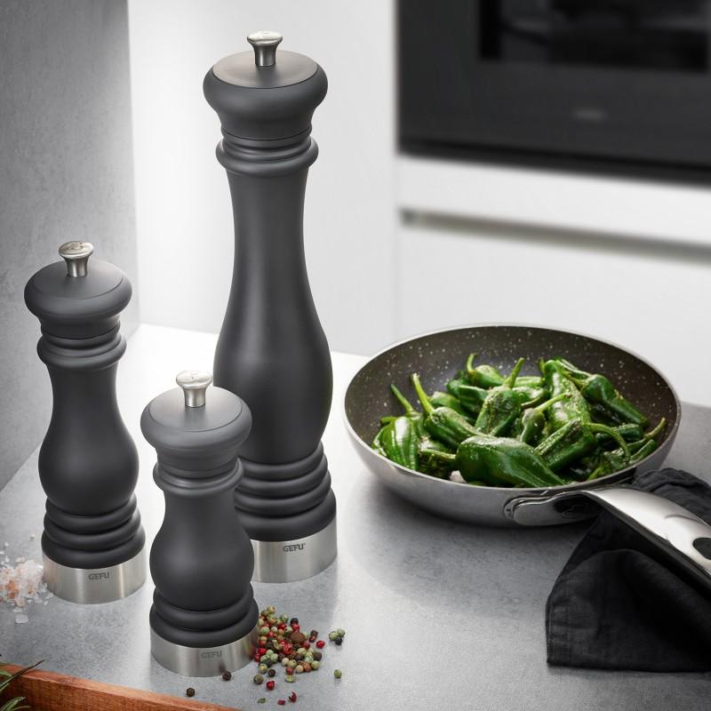 Sāls vai piparu dzirnaviņas GEFU Flavio®, S, 17cm,  art. 34633 - paprika.lv