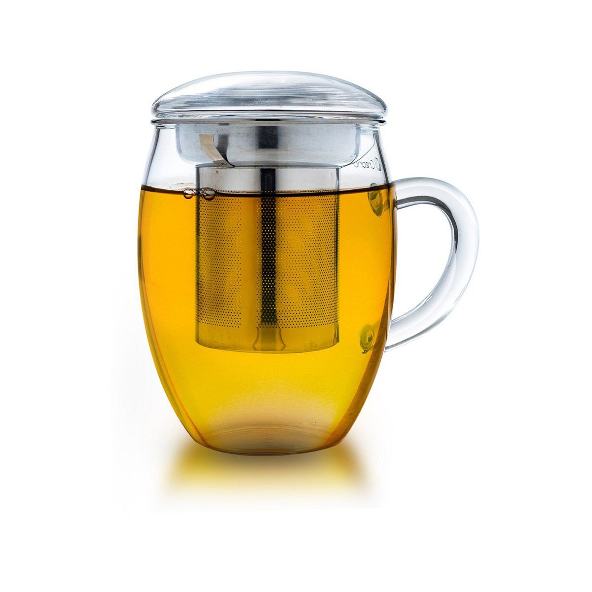 Stikla tējas glāze ar osiņu Creano All in One, 400ml, ar sietiņu