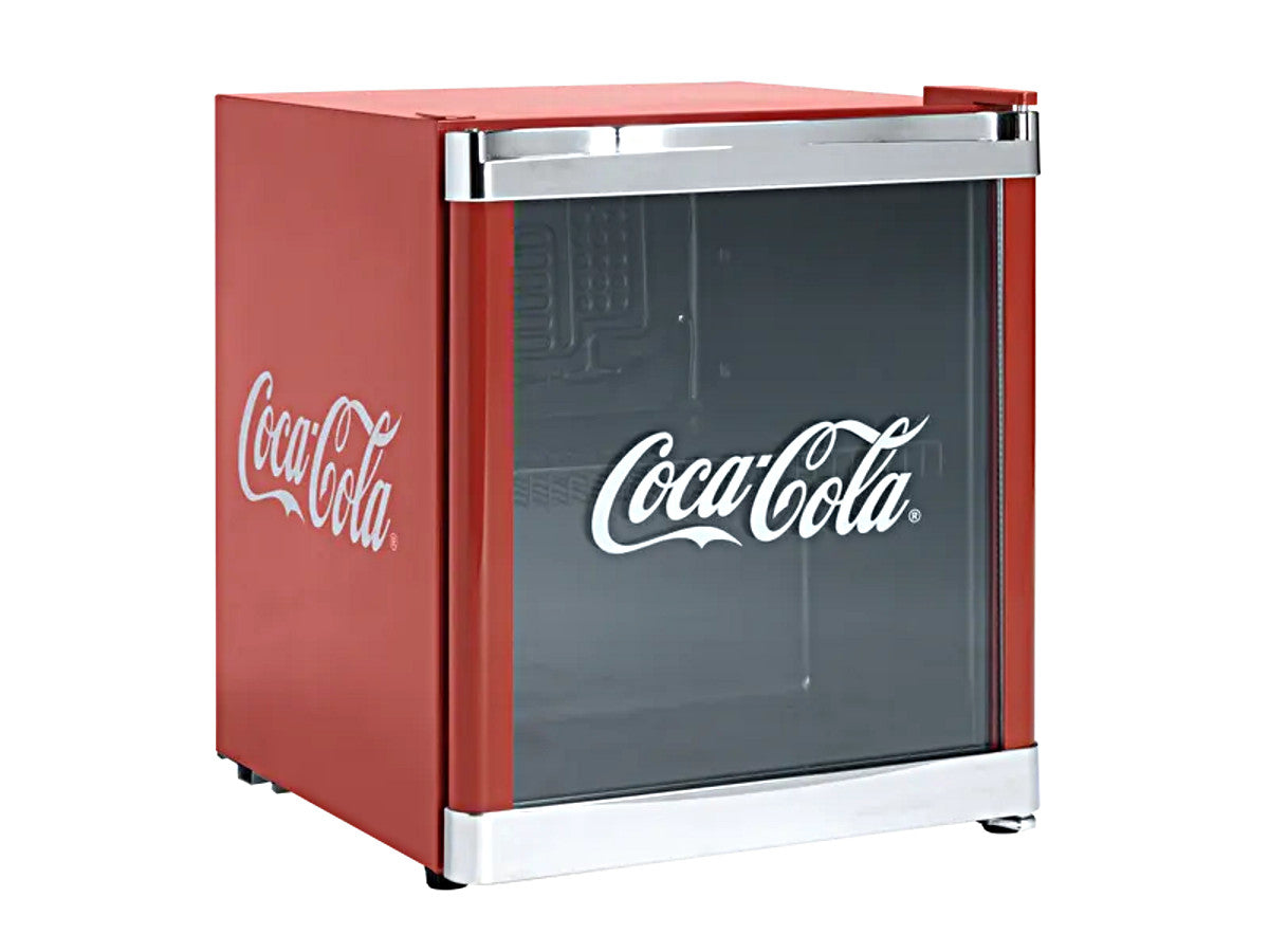 Dzērienu ledusskapis Coca Cola Coolcube, 48L, 51cm, ar stikla durvīm
