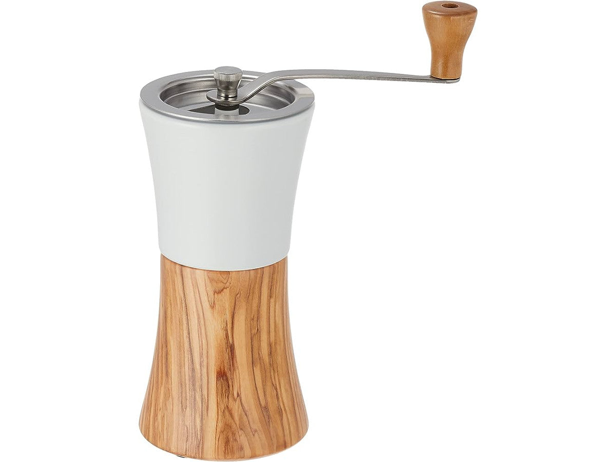 Ceramic olive wood coffee grinder Hario