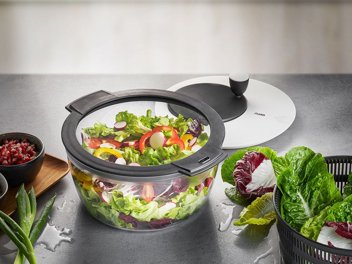 Salad spinner GEFU ROTARE + keep-fresh lid