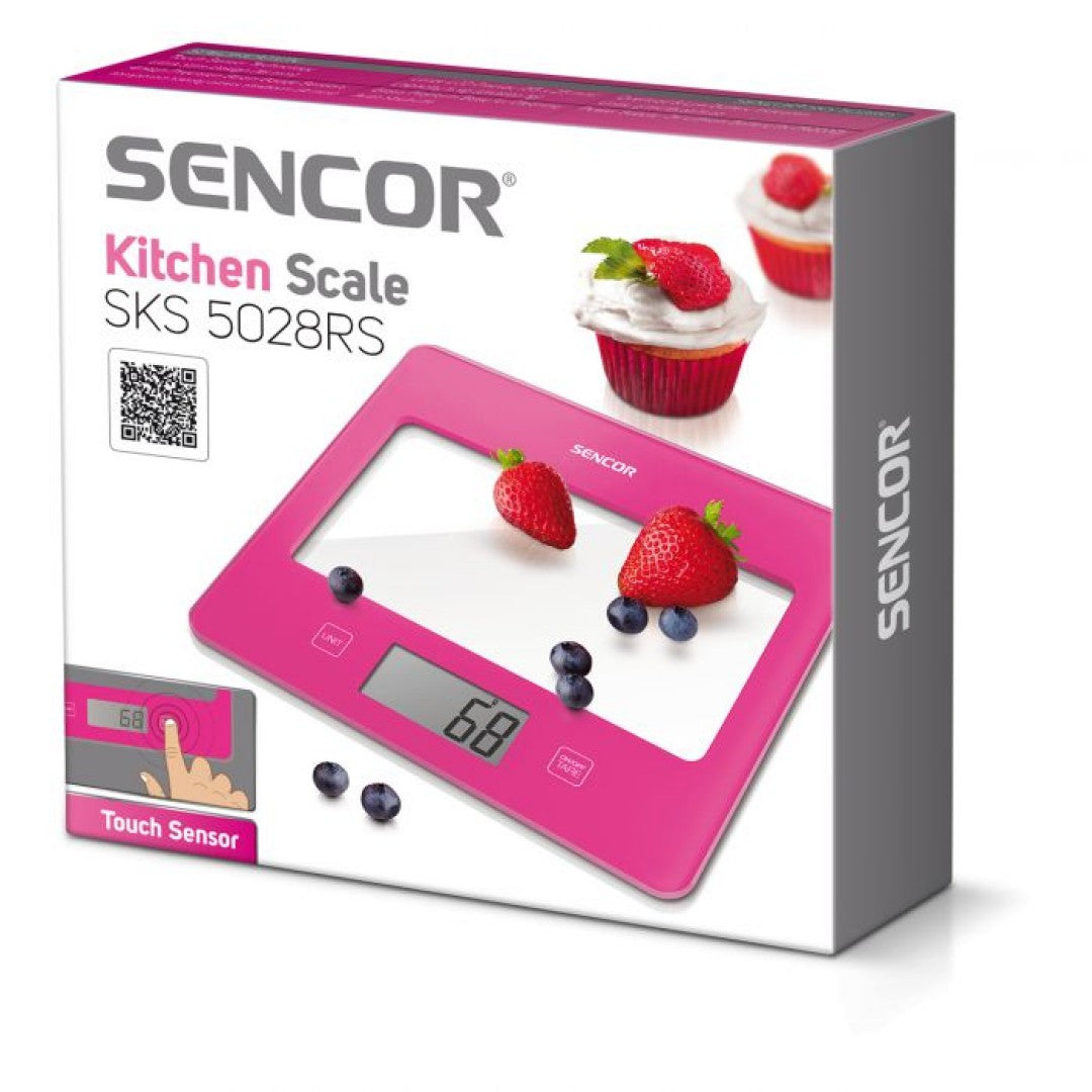Virtuves svari līdz 5kg Sencor SKS5028RS, rozā