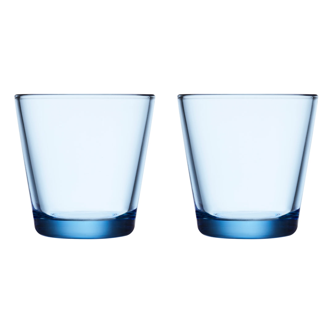 Glāzes Iittala Kartio 21cl ūdens zilas, 2 gab. - Skandināvu dizaina trauki un glāzes