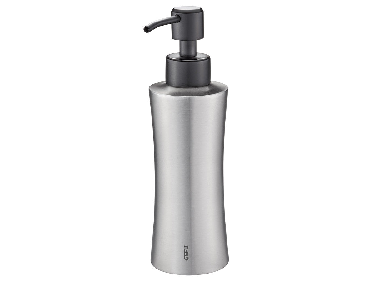 Steel bottle with dispenser Gefu SWIFT 230ml, for soap, dishwashing liquid, disinfectant