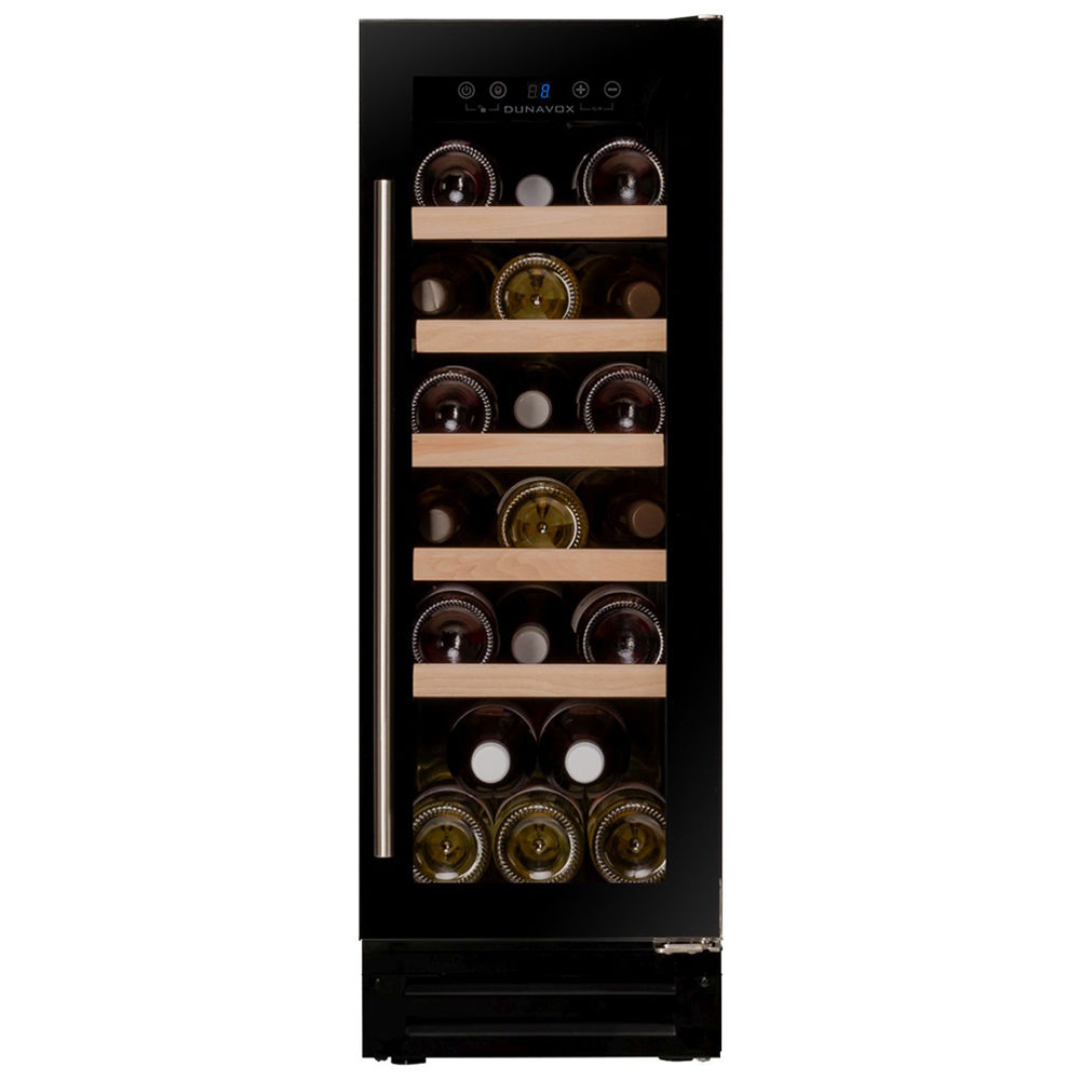 Iebūvējams vīna dzesēšanas skapis 19 pudelēm Dunavox DAUF-19.58B - vīna skapji un ledusskapji