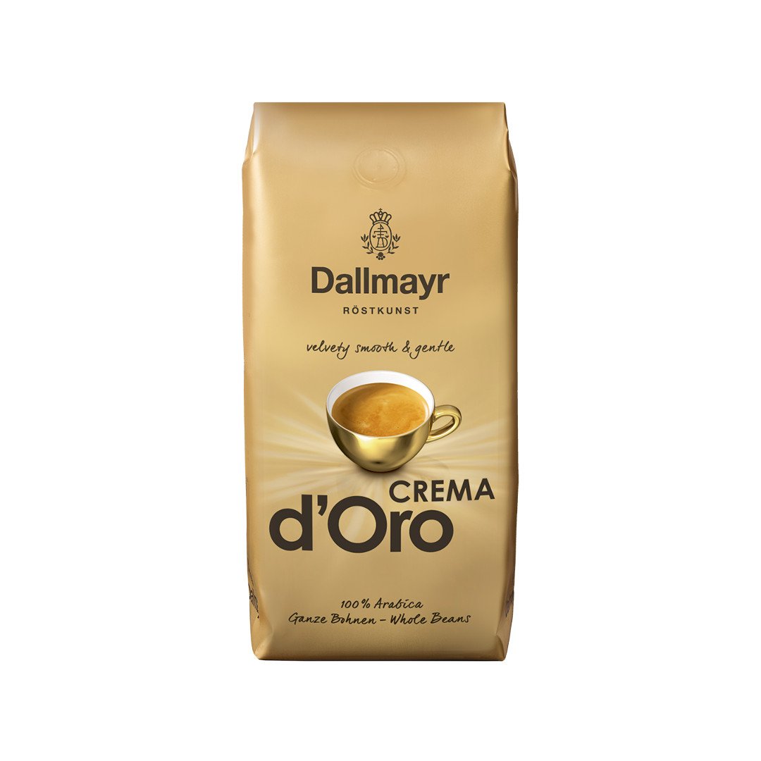 Kafijas pupiņas Dallmayr Crema d'Oro 1000g,  art. 527000000 - paprika.lv