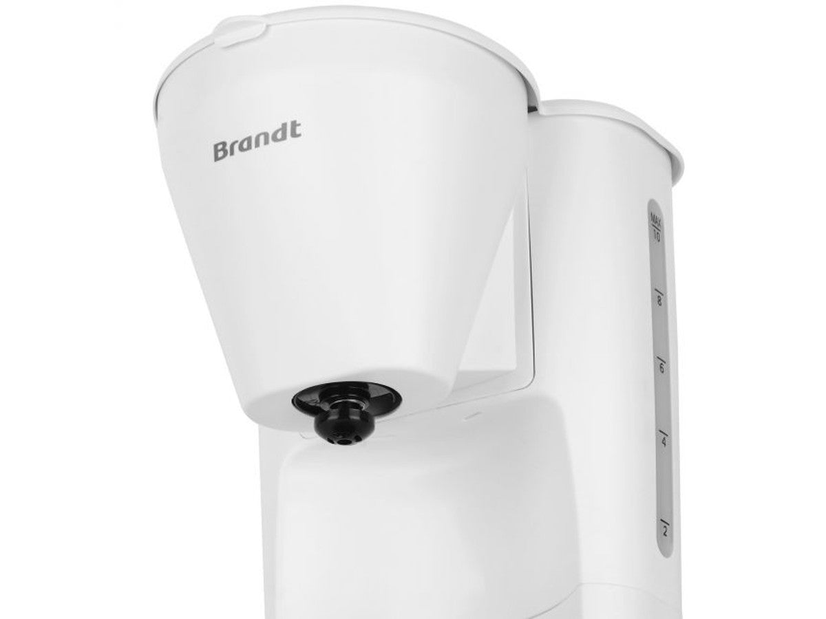 Kafijas aparāts Brandt CAF125W 10 tasēm, balts