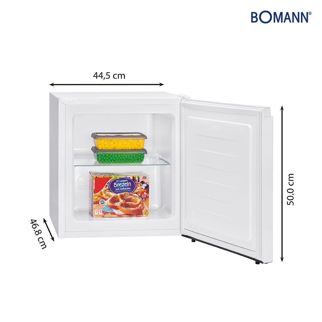 Mini saldētava Bomann GB7246W, 34l, 50cm, balta