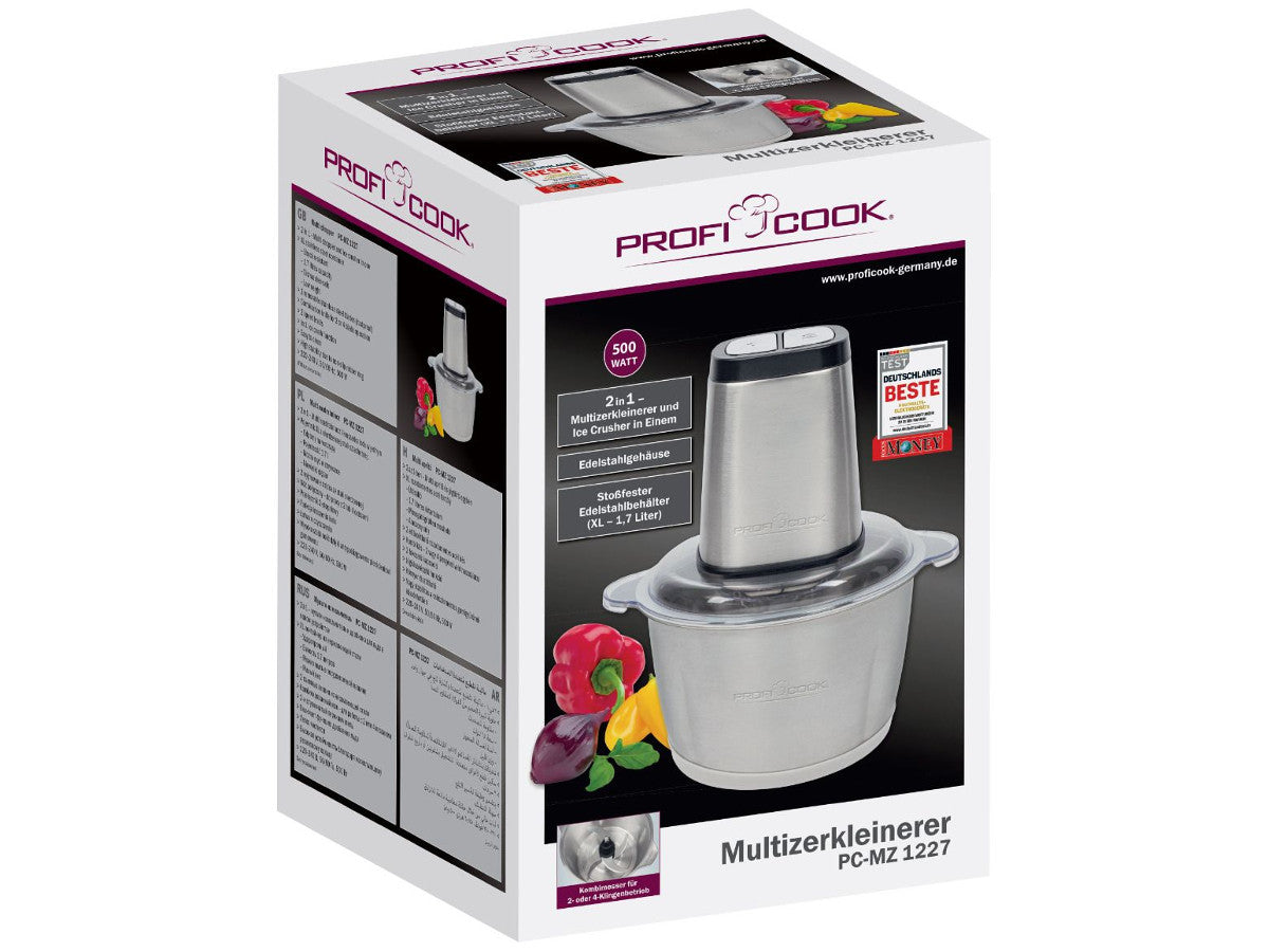 Electric ice and green chopper ProfiCook PC-MZ 1227, 500W, PCMZ1227