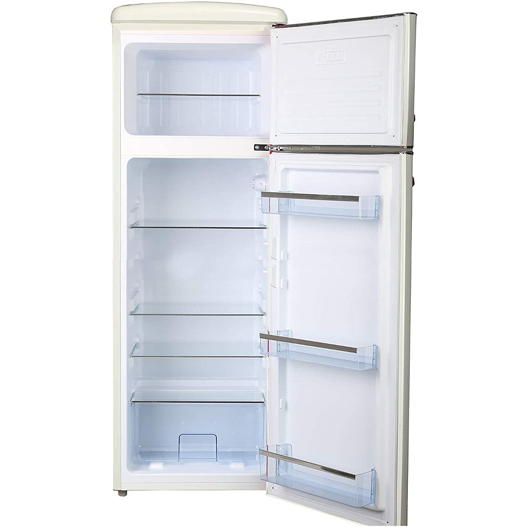 Retro-style refrigerator Frigelux RF-DP246RCA Vintage, beige