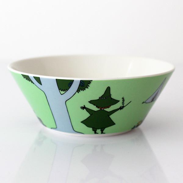 Bļoda Susuriņš, Green Snufkin bowl Muumi by Arabia, Ø15cm,  art. 100097 - paprika.lv