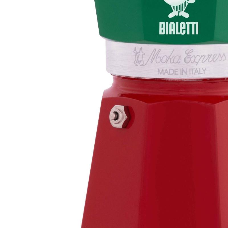 Espresso kanna  Bialetti  Moka Express Italia 6 tasēm,  art. 0005323 - paprika.lv