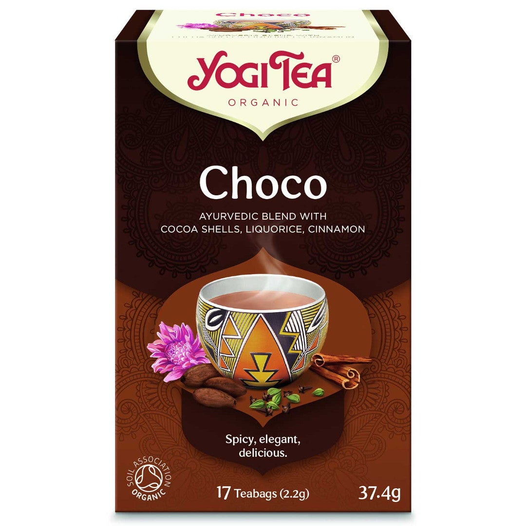BIO Yogi Šokolādes  tēja (Yogi Tea Choco) ar lakricu un kanēli