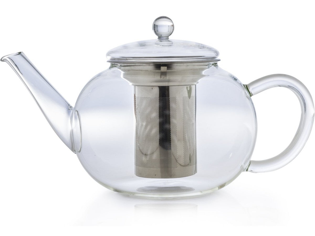 Stikla tējas kanna 1.6l ar tērauda sietiņu Creano
