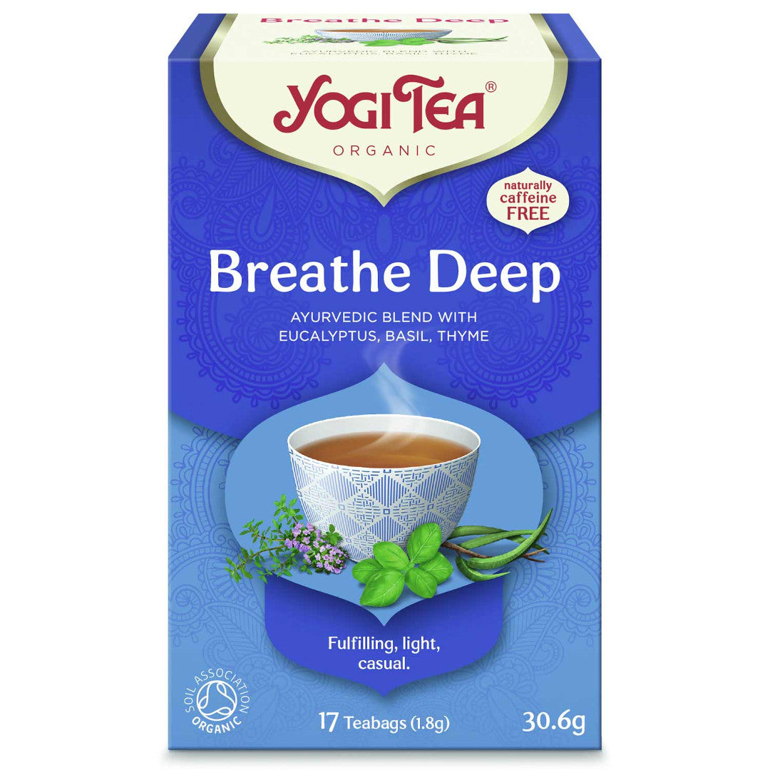 BIO Yogi tēja Atvieglotai elpošanai (Yogi Tea Breathe Deep) ar eikaliptu