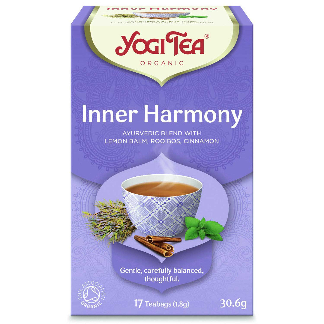 BIO Yogi tēja Iekšējai harmonijai (Yogi Tea Inner Harmony) ar melisu un rooibos