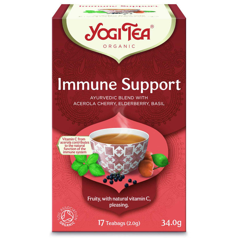 BIO Yogi tēja Imunitātei (Yogi Tea Immune Support) ar ehinaceju,  art. YT56 - paprika.lv