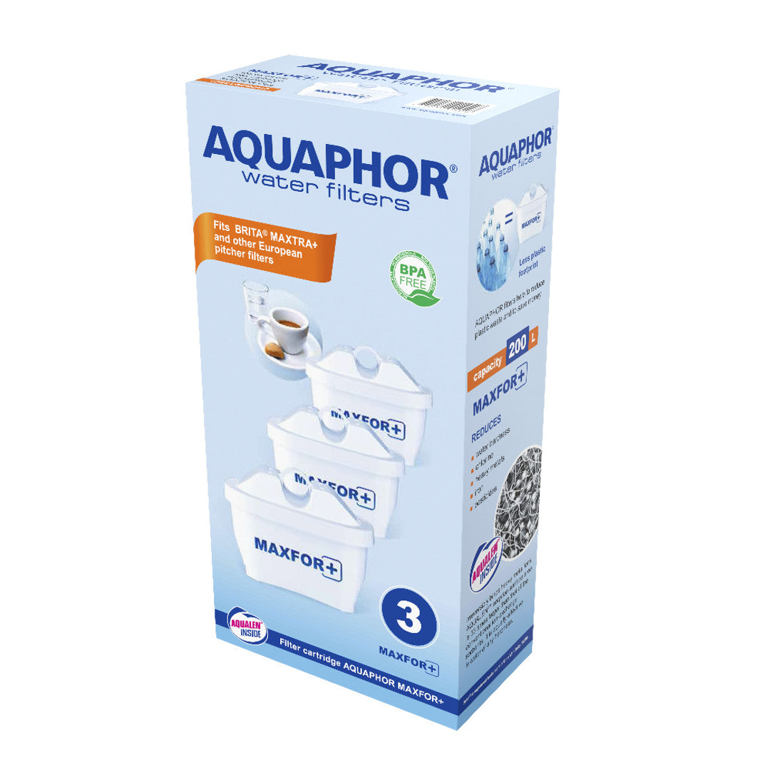 Aquaphor B100-25 Maxfor+ 3 gab. filtru komplekts ūdens filtra krūzēm B028N