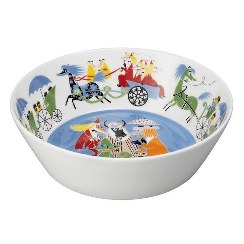 Servējamā bļoda Draudzība 23 cm, Moomin serving bowl by Arabia,  art. 100255 - paprika.lv