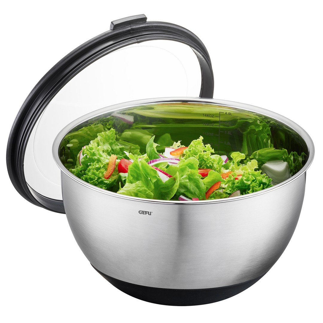 Gefu Salad Spinner Stainless Steel Rotare