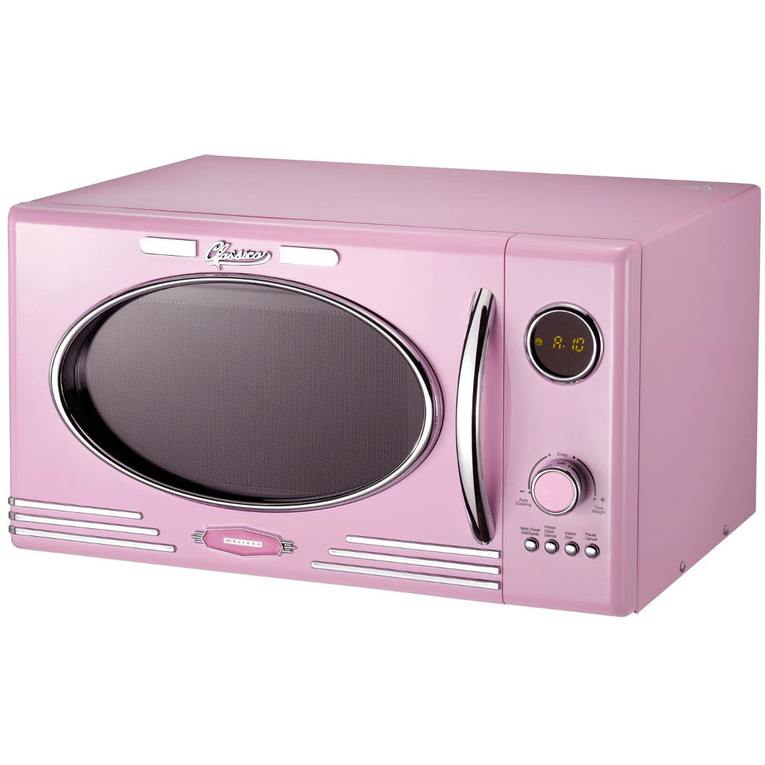 Microwave oven with grill Melissa 16330130 Vintage, 23l, 800W, pink