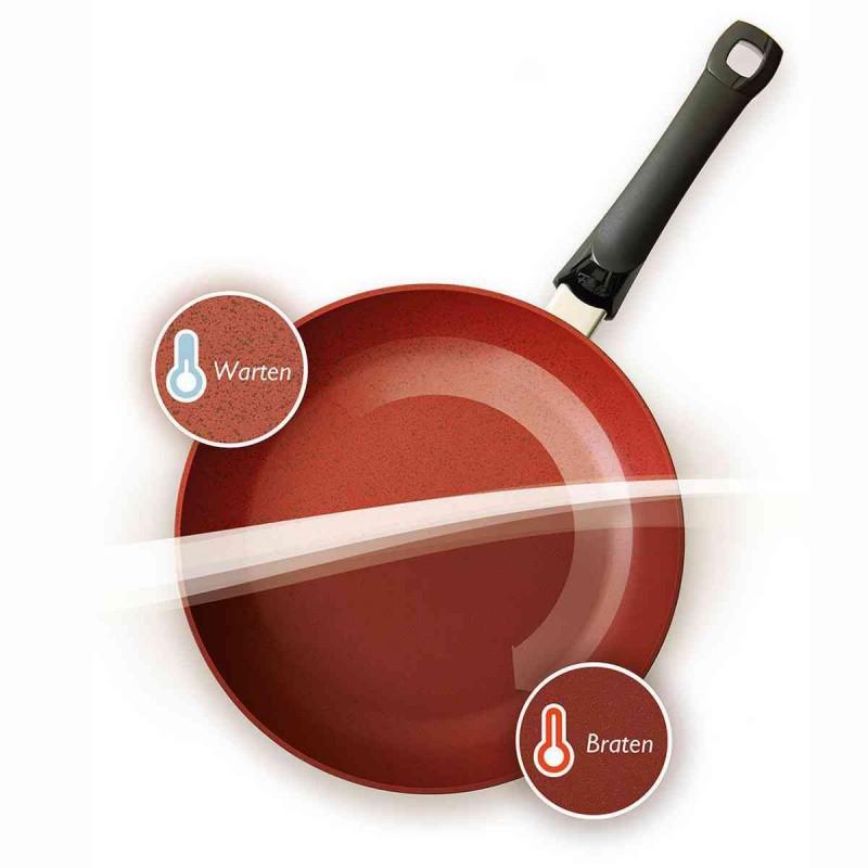 Fissler SensoRed panna indukcijai 20cm, h-5cm,  art. 157-303-20-100 - paprika.lv