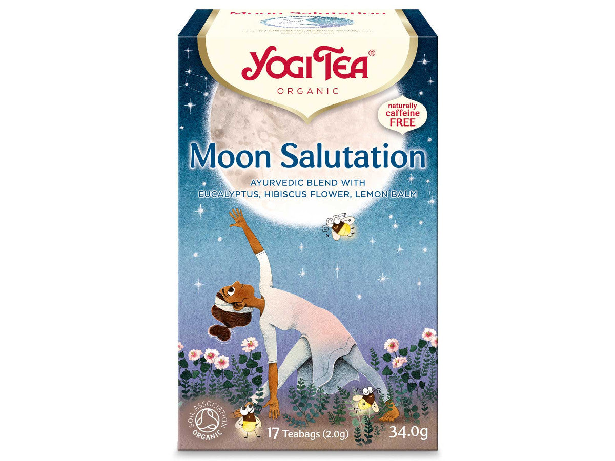 BIO Yogi tēja Sveiciens Mēnesim ar eikalpitu, hibisku un melisu (Yogi Tea Moon Salutation)