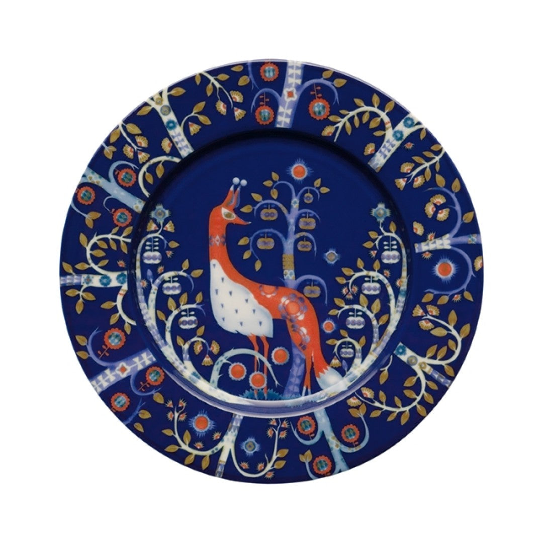 Iittala Taika Ø22cm porcelāna deserta šķīvis zils