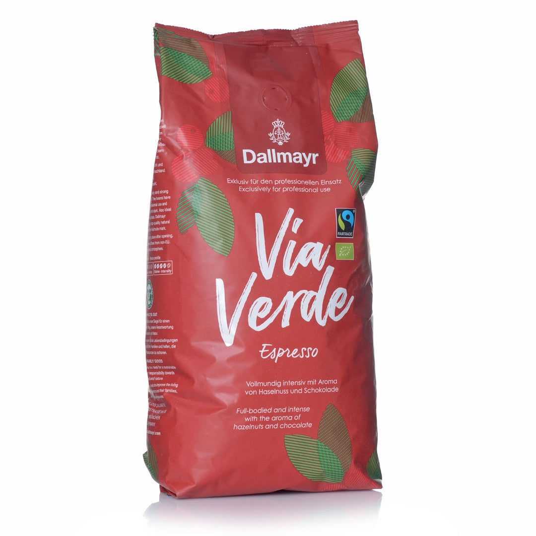 Kafijas pupiņas Via Verde Espresso Bio Fairtrade 1kg,  art. 494000000 - paprika.lv