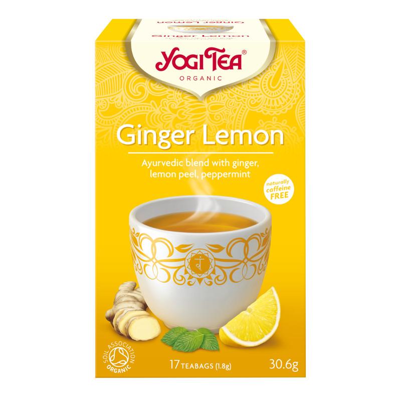 BIO Yogi ingvera un citronu tēja (Yogi Tea Ginger Lemon),  art. YT37 - paprika.lv