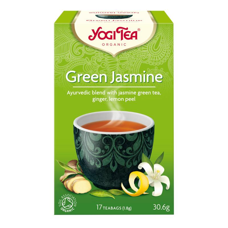 BIO Yogi Zaļā rīta tēja (Yogi Tea Green Jasmine) ar jasmīnu